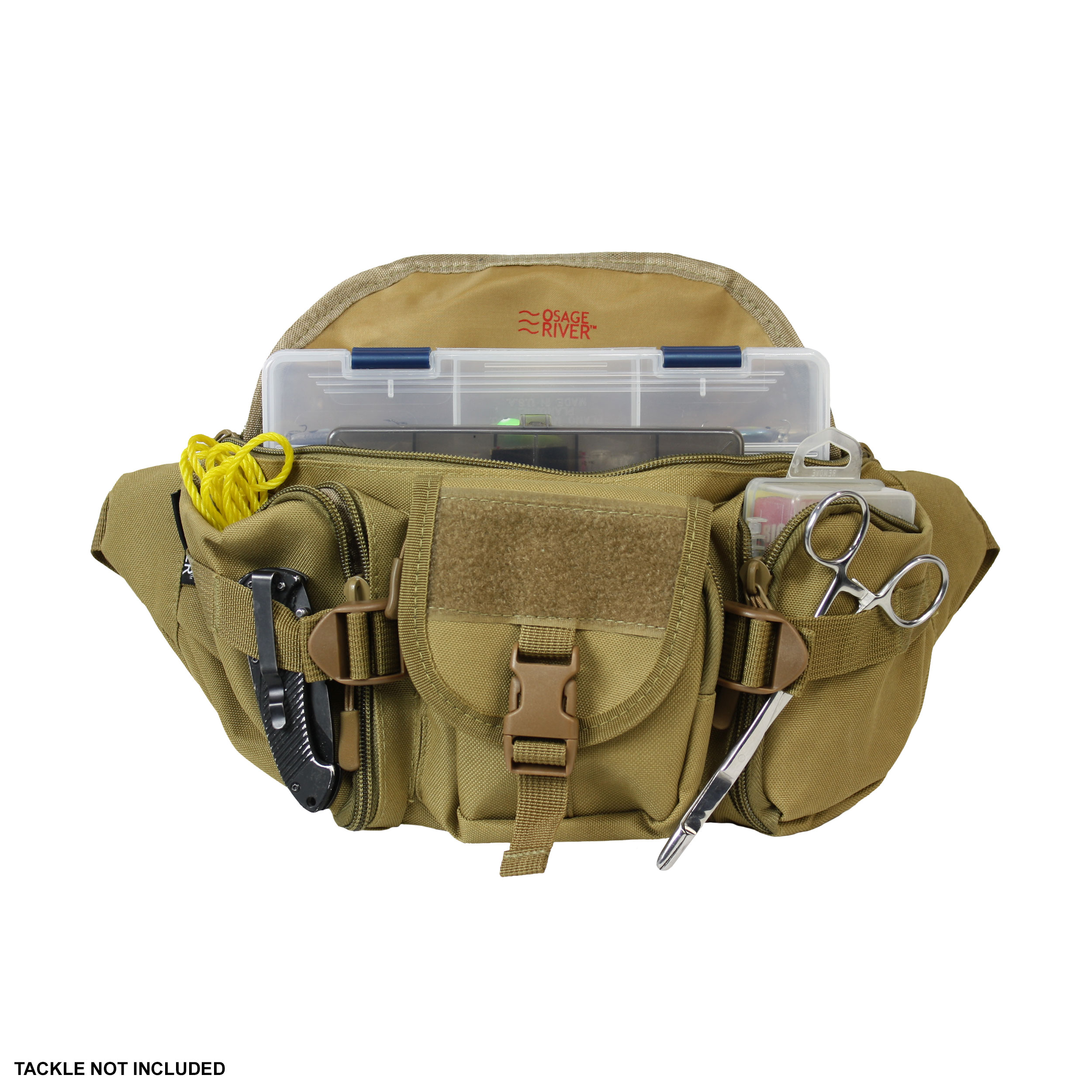 Waist Fanny Pack Portable Storage OSAGE RIVER Fishing Tackle Bag Crossbody